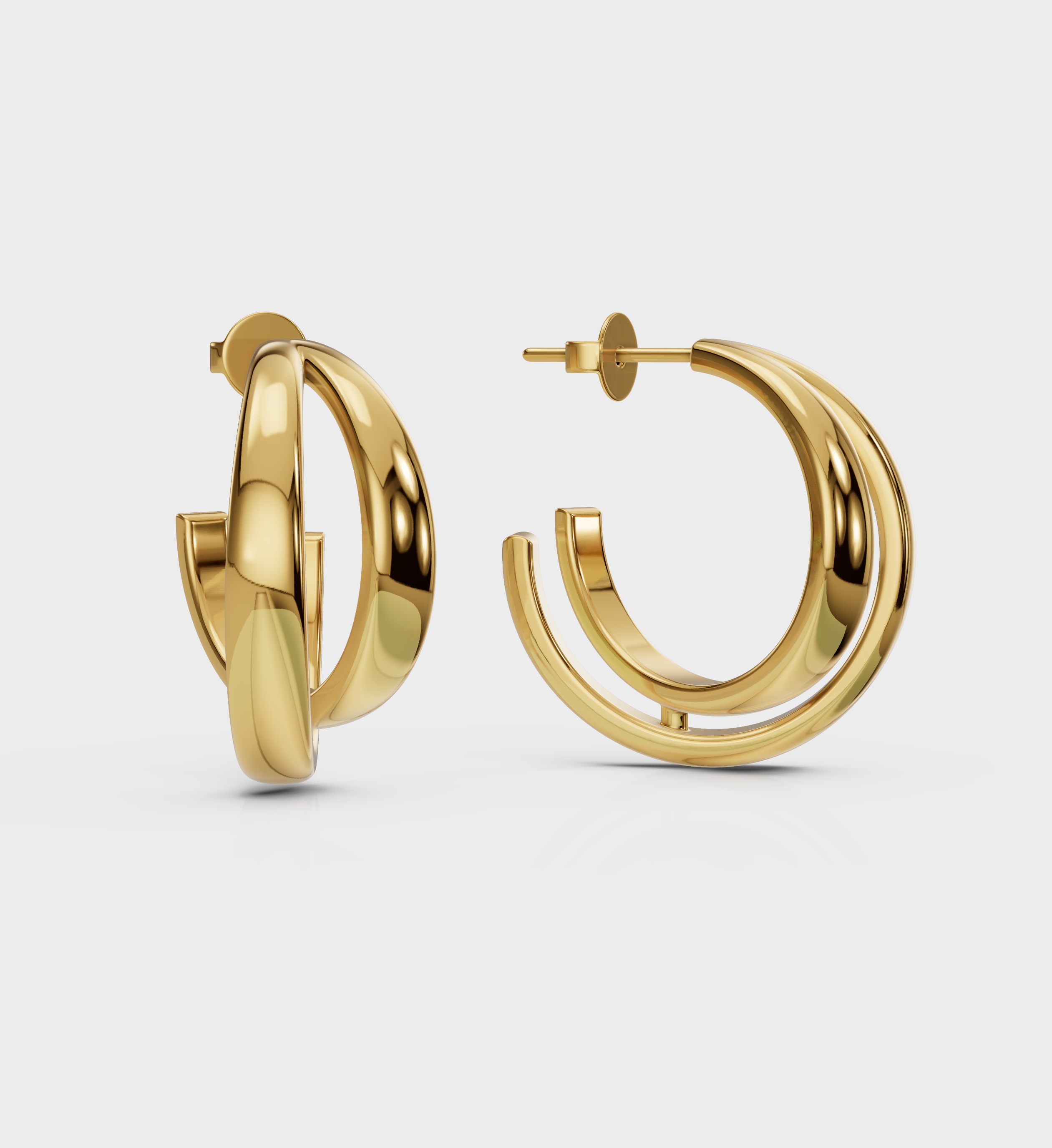 Tangled Hoops-Hoops-Anushka Jain Jewellery