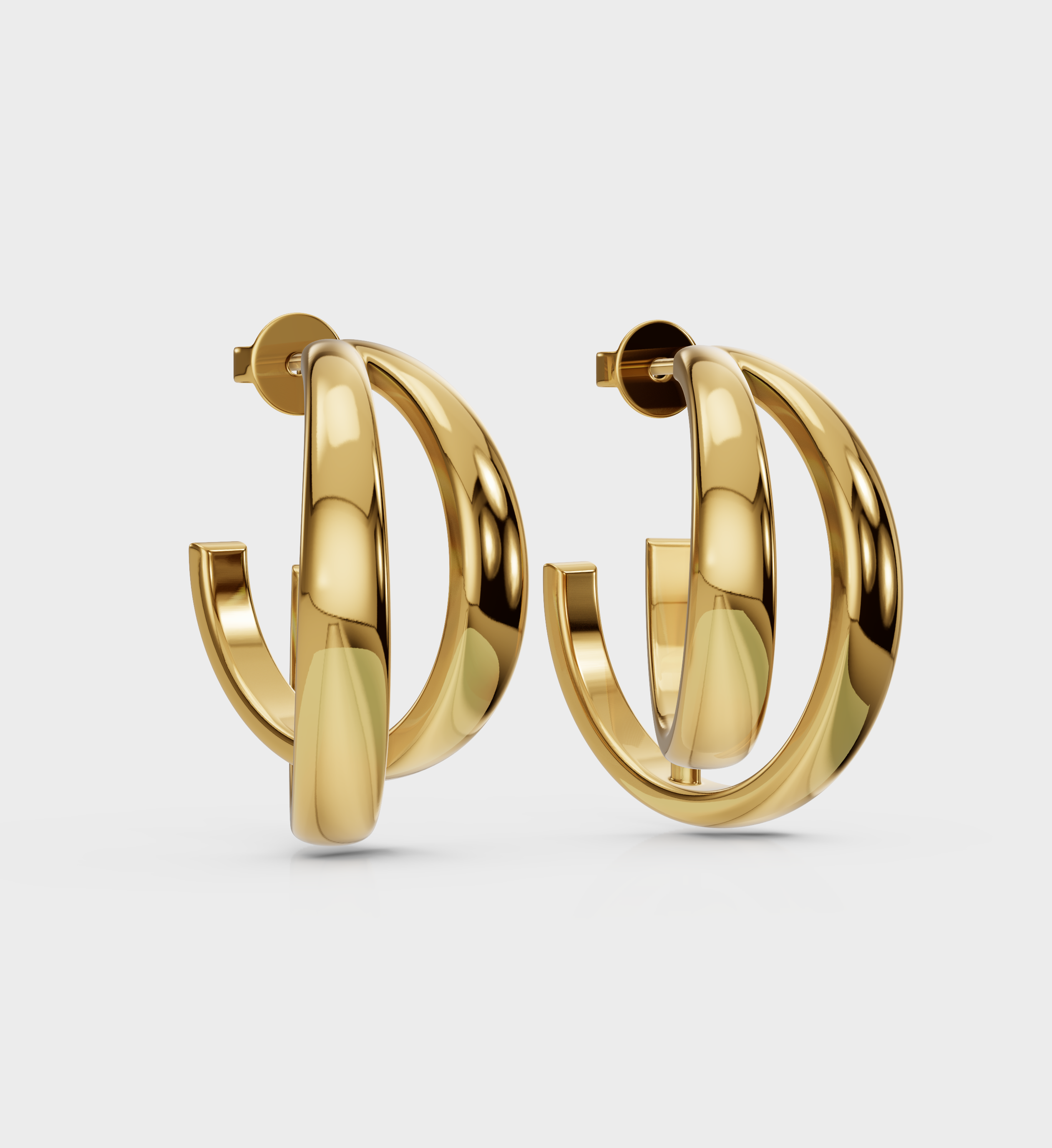 Tangled Hoops-Hoops-Anushka Jain Jewellery