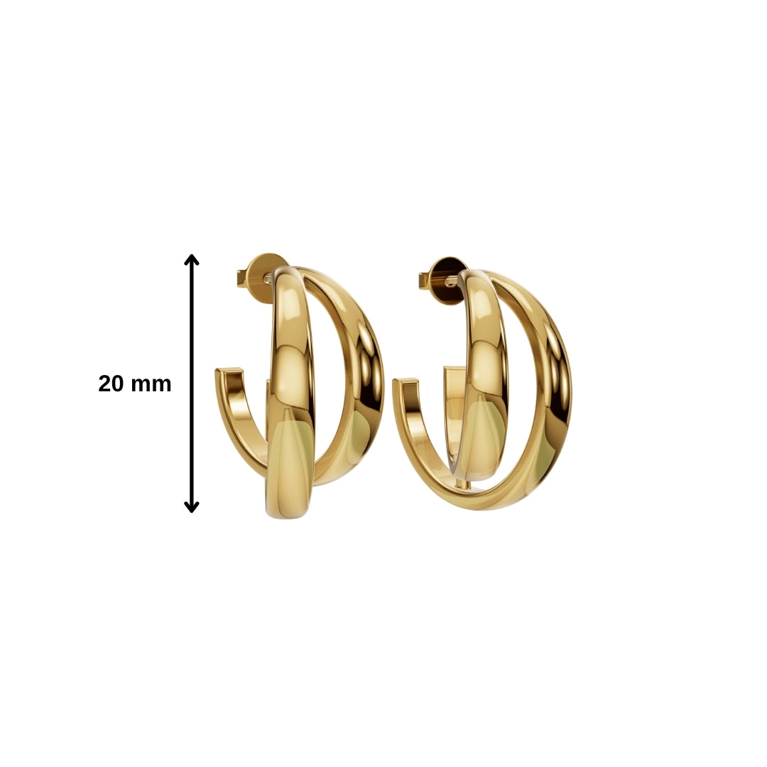 Tangled Hoops-Hoops-Anushka Jain Jewellery