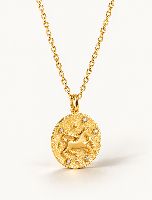 Taurus Zodiac Necklace
