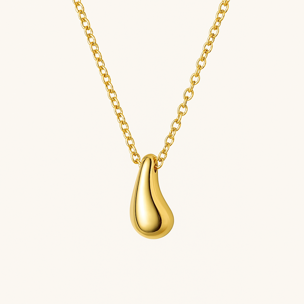 Tear Drop Necklace-Pendants-Anushka Jain Jewellery