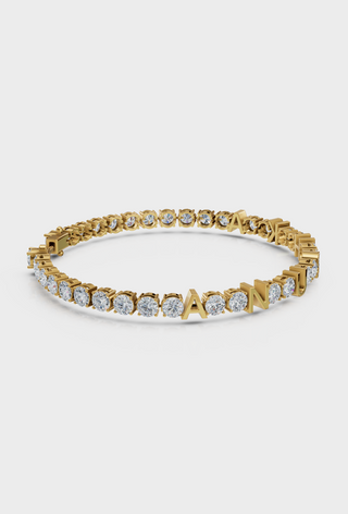 Name Diamond Tennis Bracelet