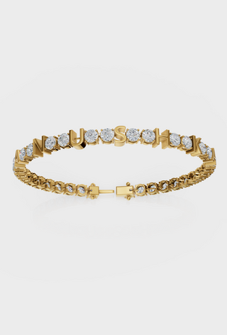 Name Diamond Tennis Bracelet