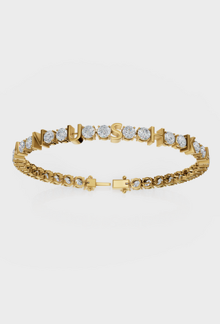 Name Diamond Tennis Bracelet