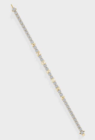 Name Diamond Tennis Bracelet