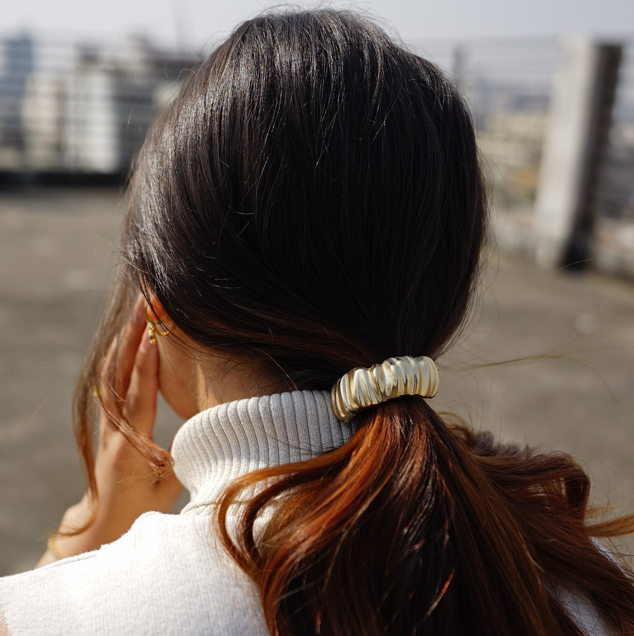 Textured Pony Cuff-Anushka Jain Jewellery
