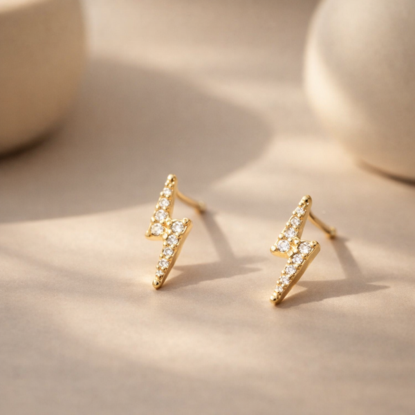 Thunder Diamond Studs-Anushka Jain Jewellery
