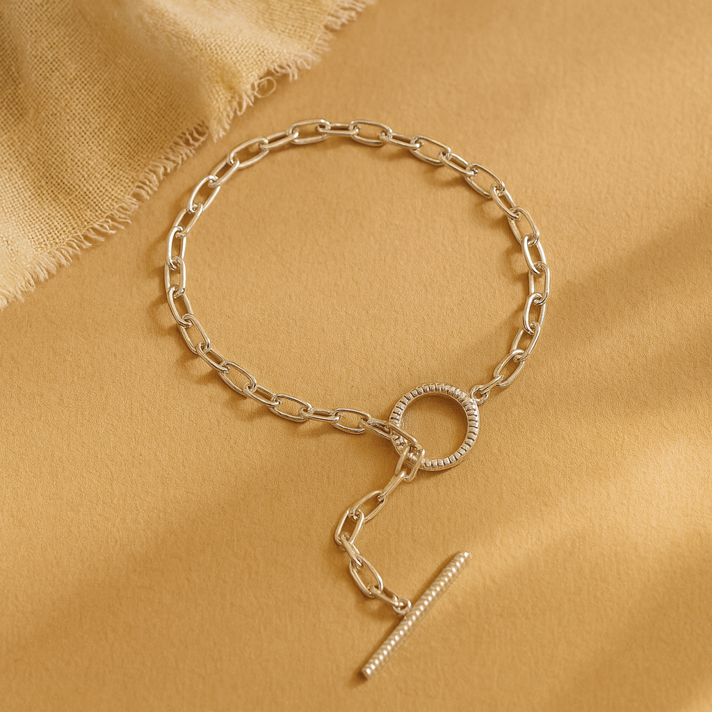 Toggle Chain Link Bracelet-Bracelets-Anushka Jain Jewellery