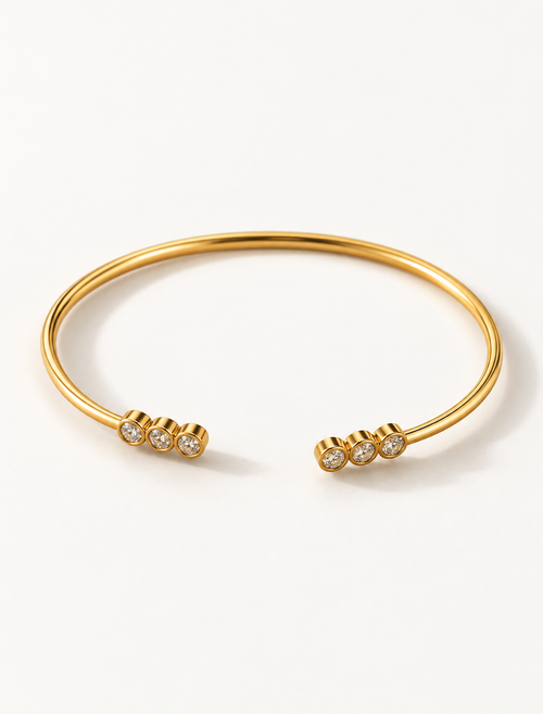 Tri Diamond Cuff