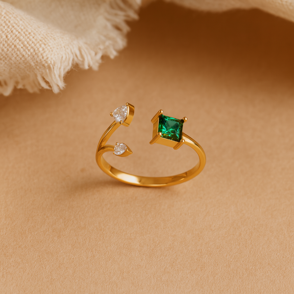 Trillium Harmony Ring-Rings-Anushka Jain Jewellery