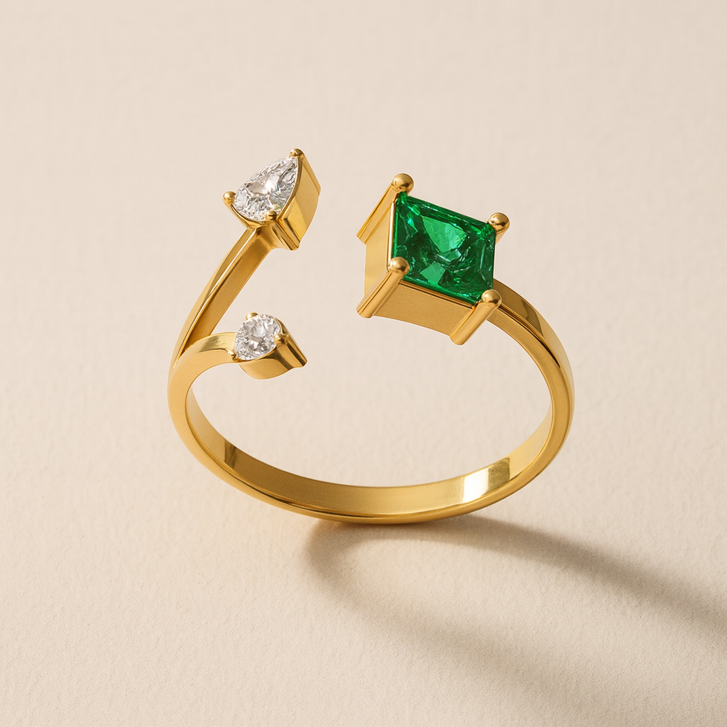Trillium Harmony Ring-Rings-Anushka Jain Jewellery