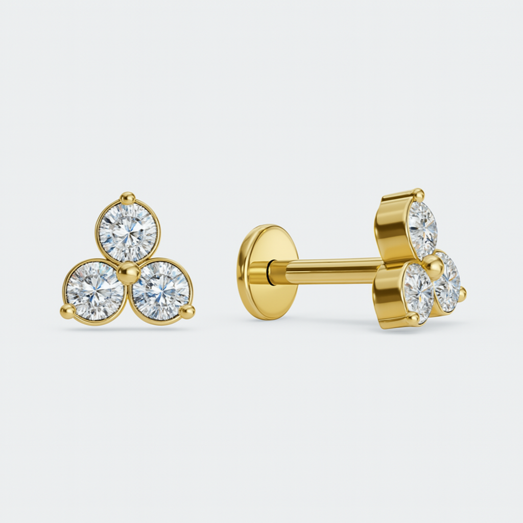 Trio Studs-Studs-Anushka Jain Jewellery