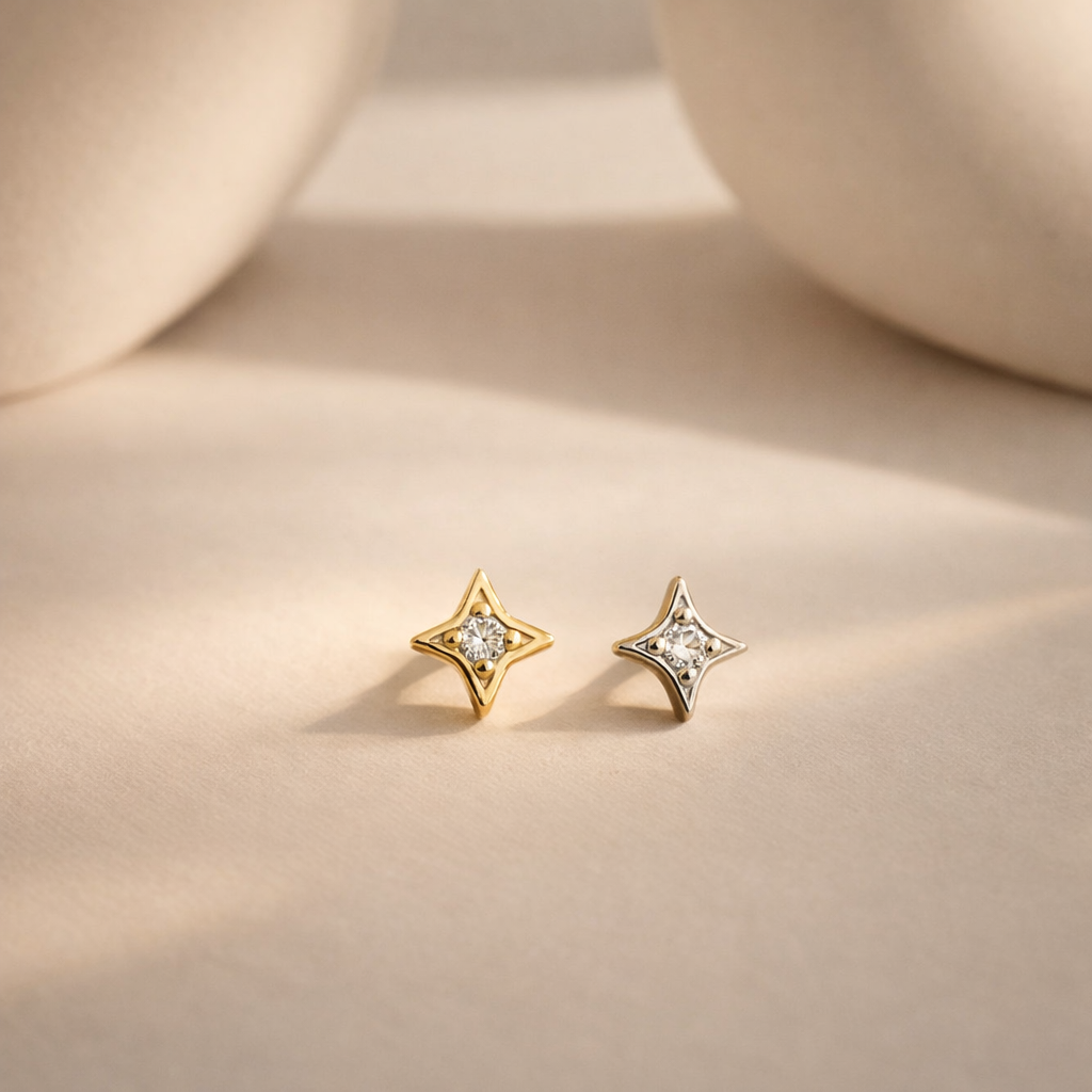 Twinkle Diamond Studs-Anushka Jain Jewellery