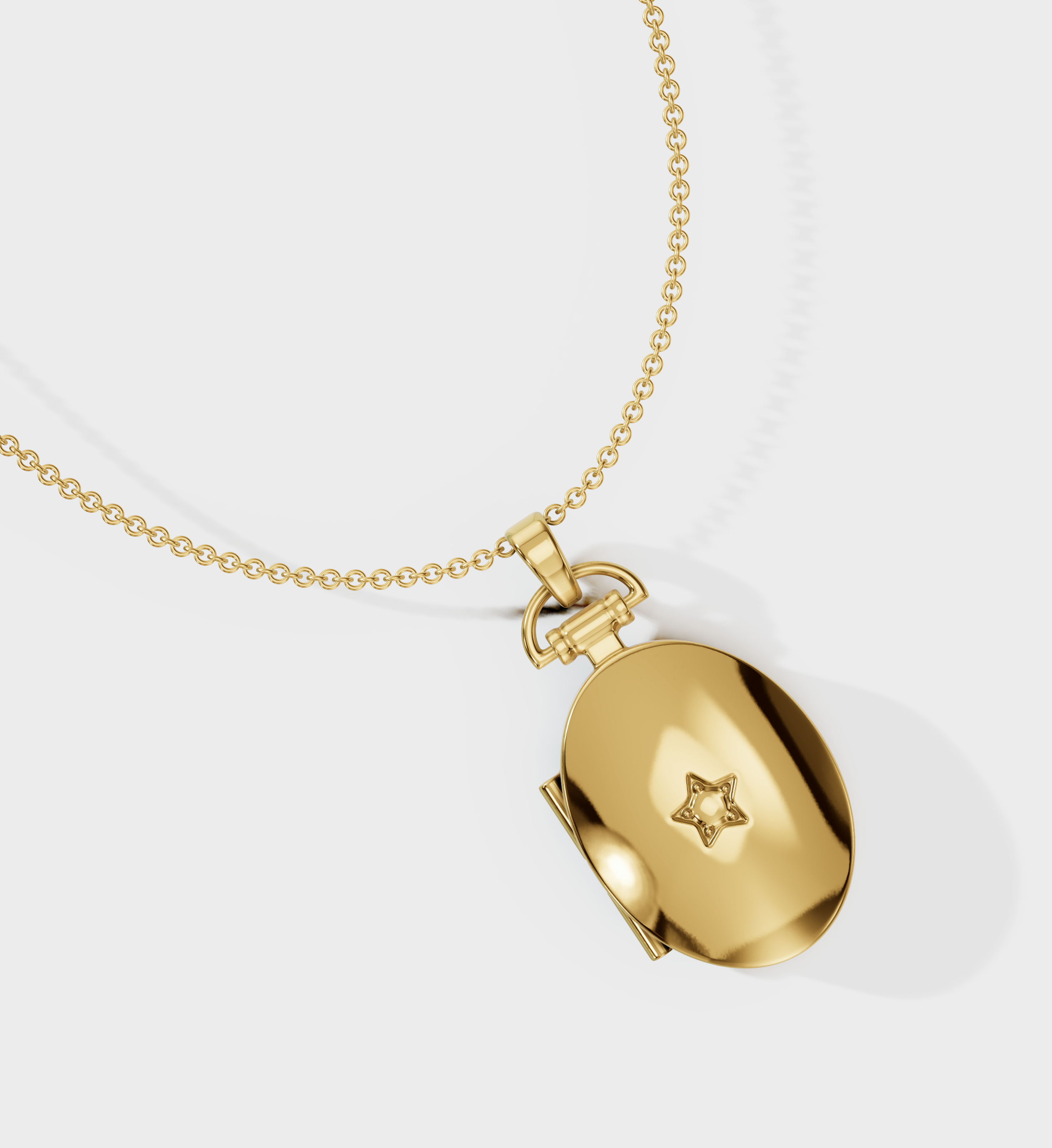 Twinkle Star Locket Necklace-Lockets-Anushka Jain Jewellery