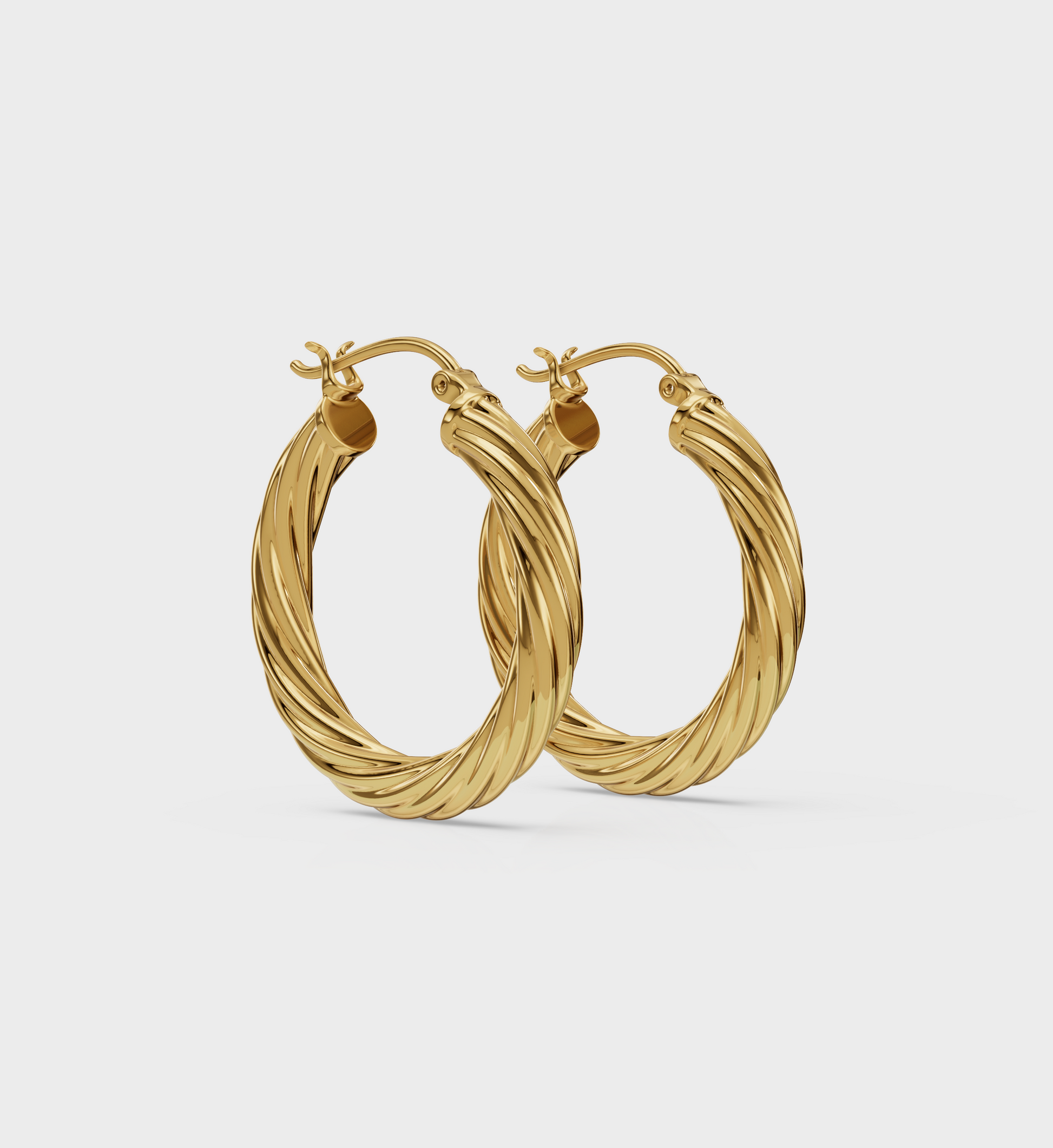 Twisted Hoop Earring