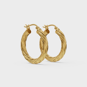 Twisted Hoop Earring