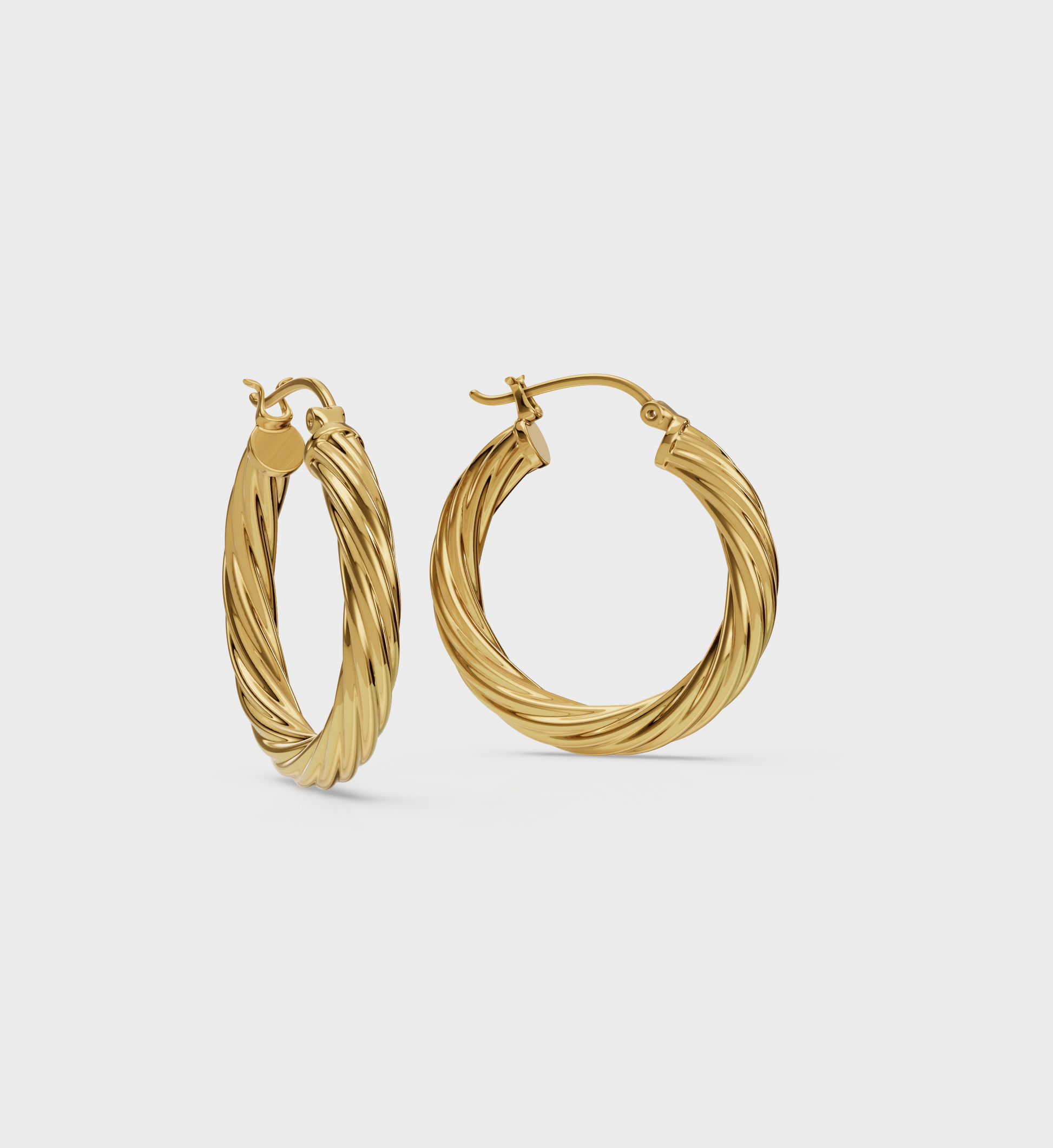 Twisted Hoop Earring