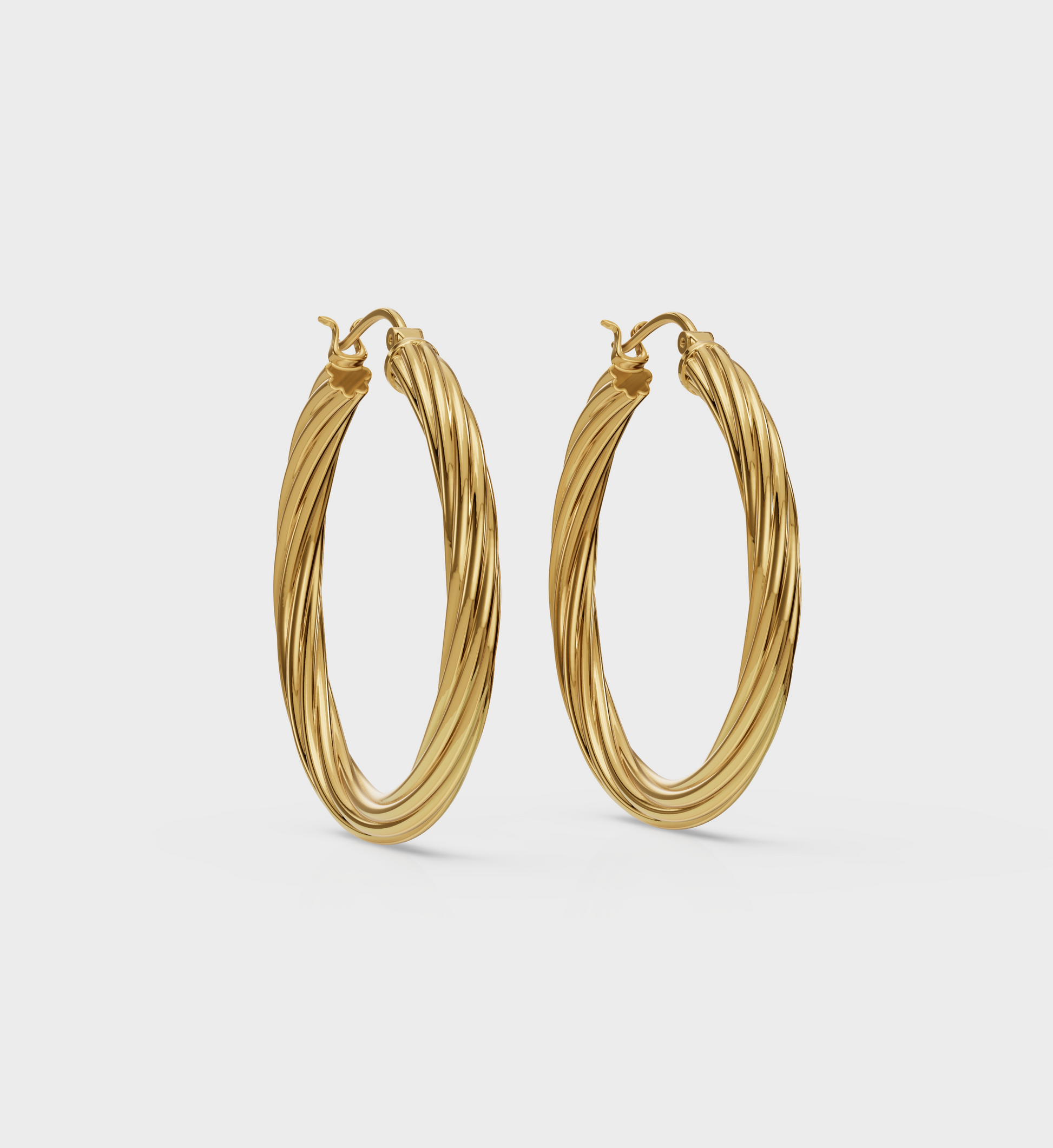 Twisted Hoop Earring