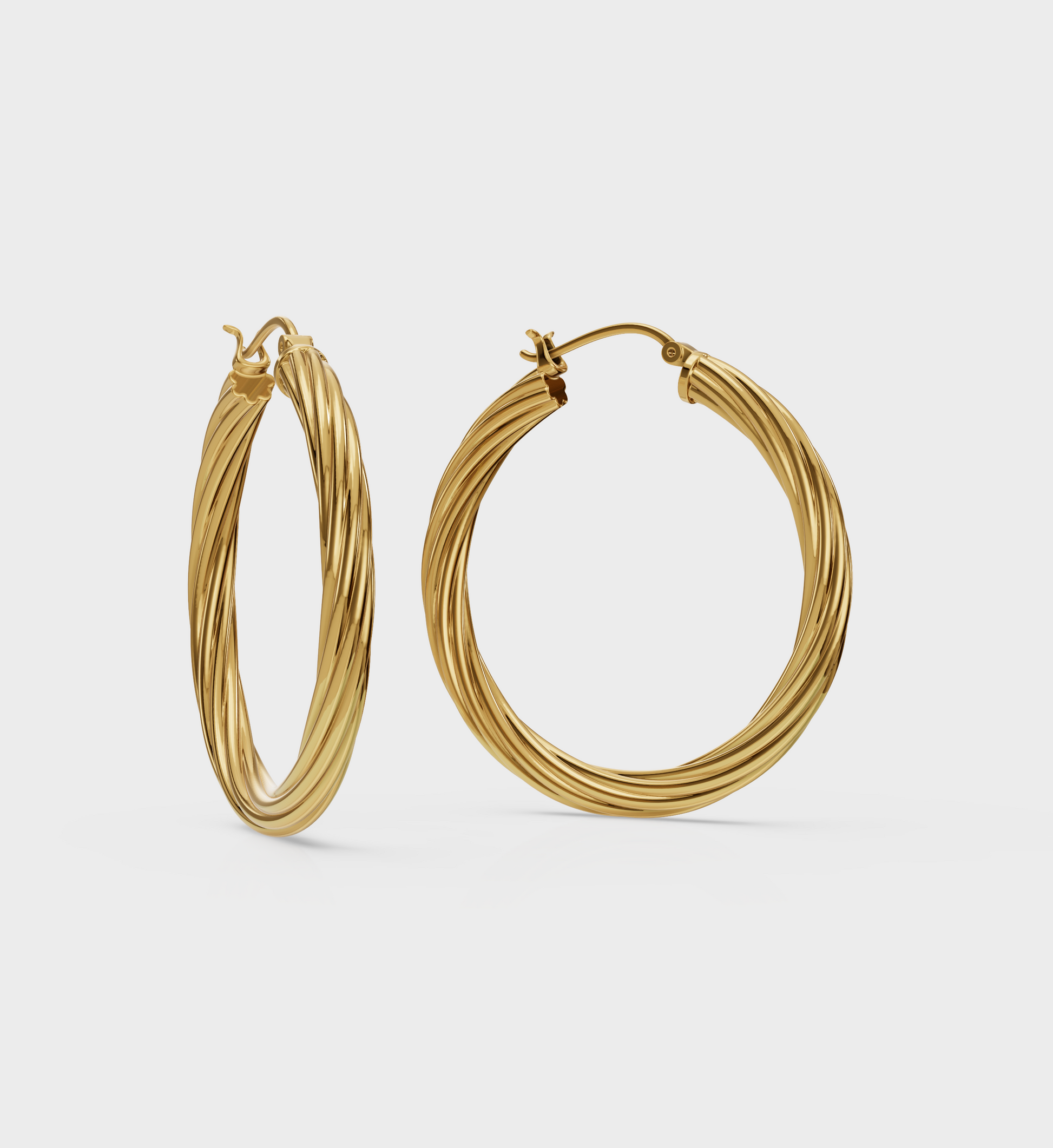 Twisted Hoop Earring