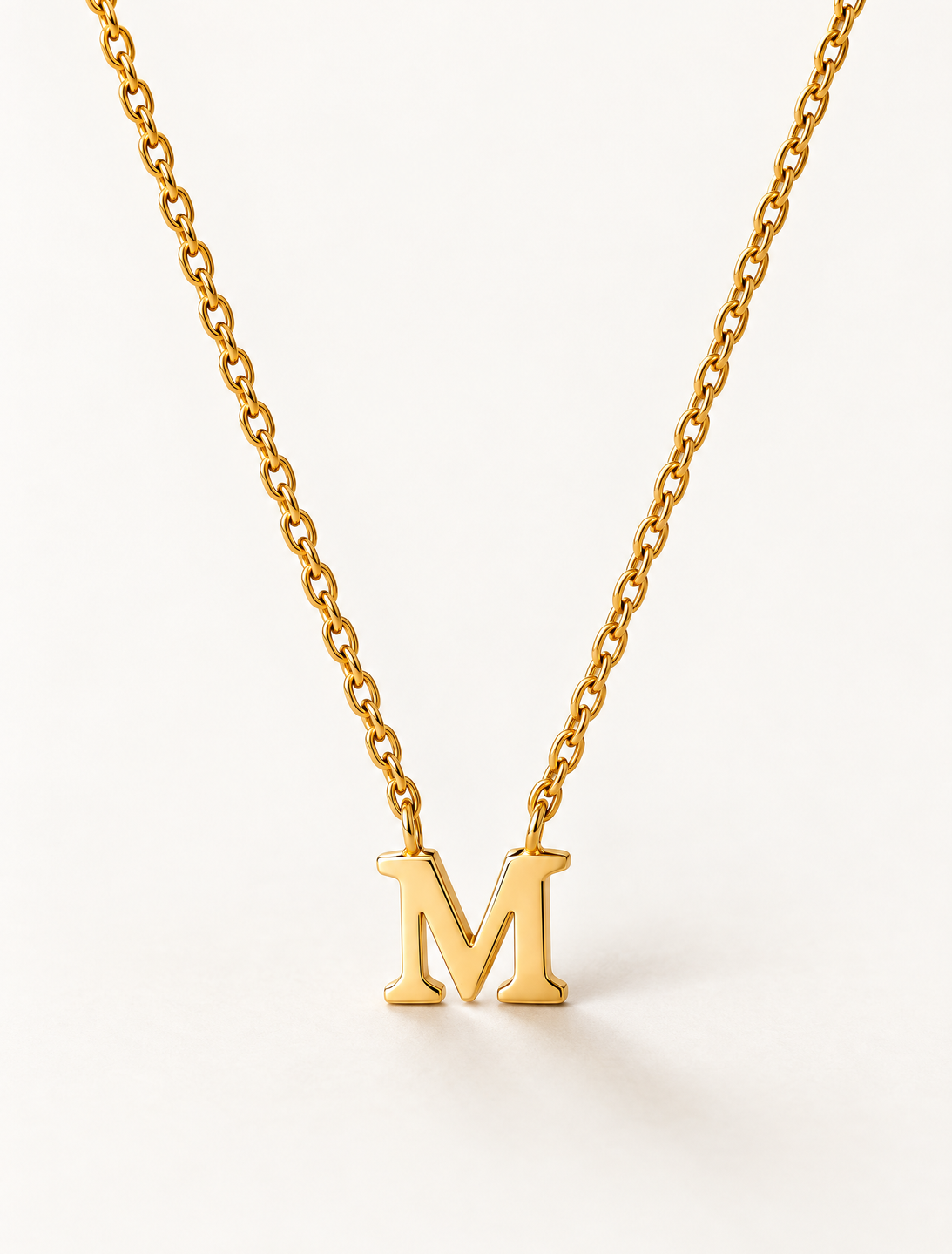 Uppercase Initial Necklace