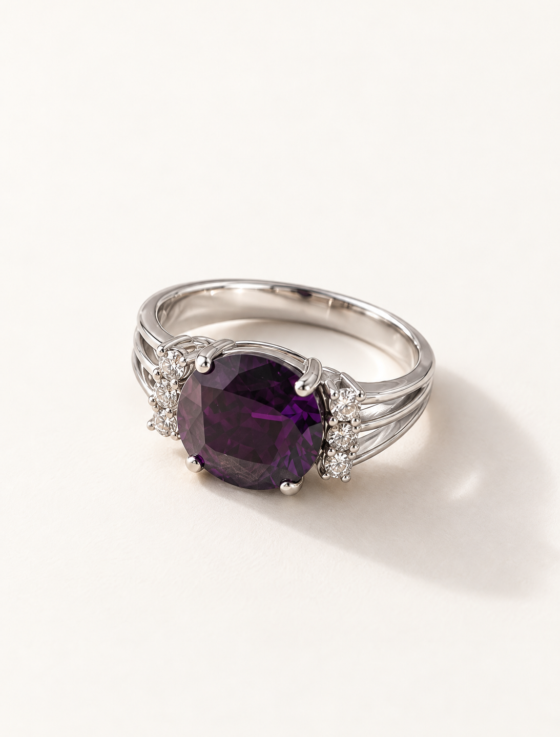 Violet Royale Amethyst Ring