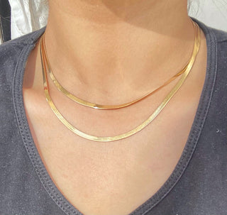 Stacked Snake Necklace
