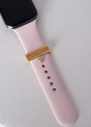 Apple Watch Studded Heart Studs