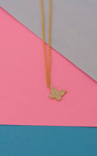 Sobhita in Butterfly Necklace