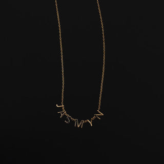 Apporva Arora in Customised Name Necklace