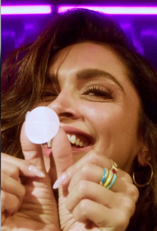 Deepika Padukone In Enamel Diamond Ring