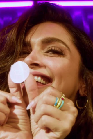 Deepika Padukone In Enamel Diamond Ring