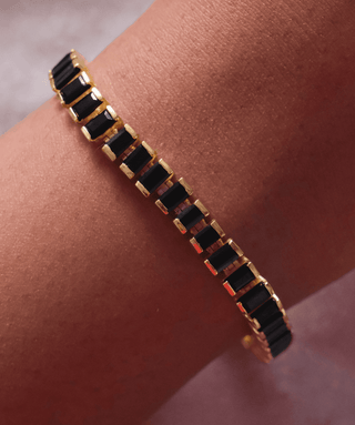 Black Onyx Tennis Bracelet